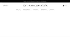 Desktop Screenshot of aidthroughtrade.com